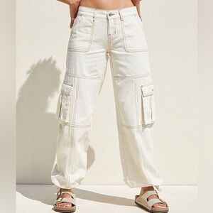 NWT pacsun low rise wide leg cargo pants size 26